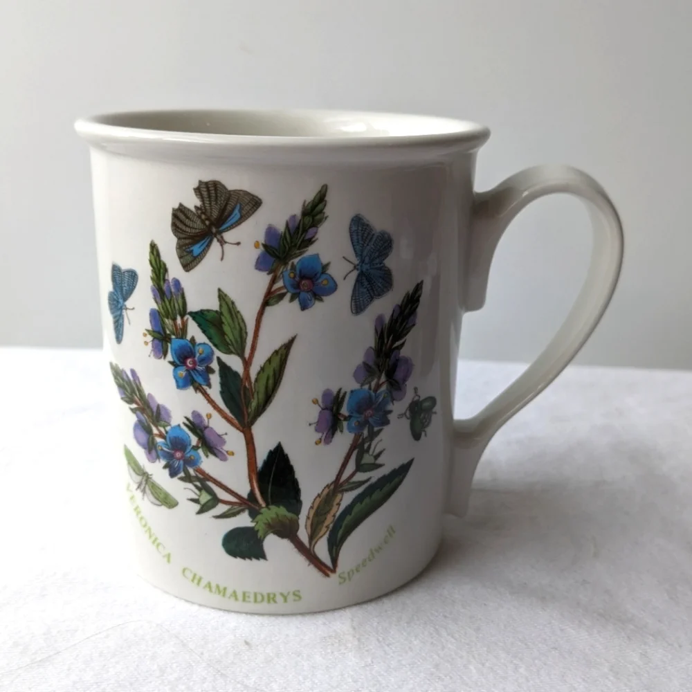 Vintage Portmeirion Botanic Garden Speedwell Breakfast Mug